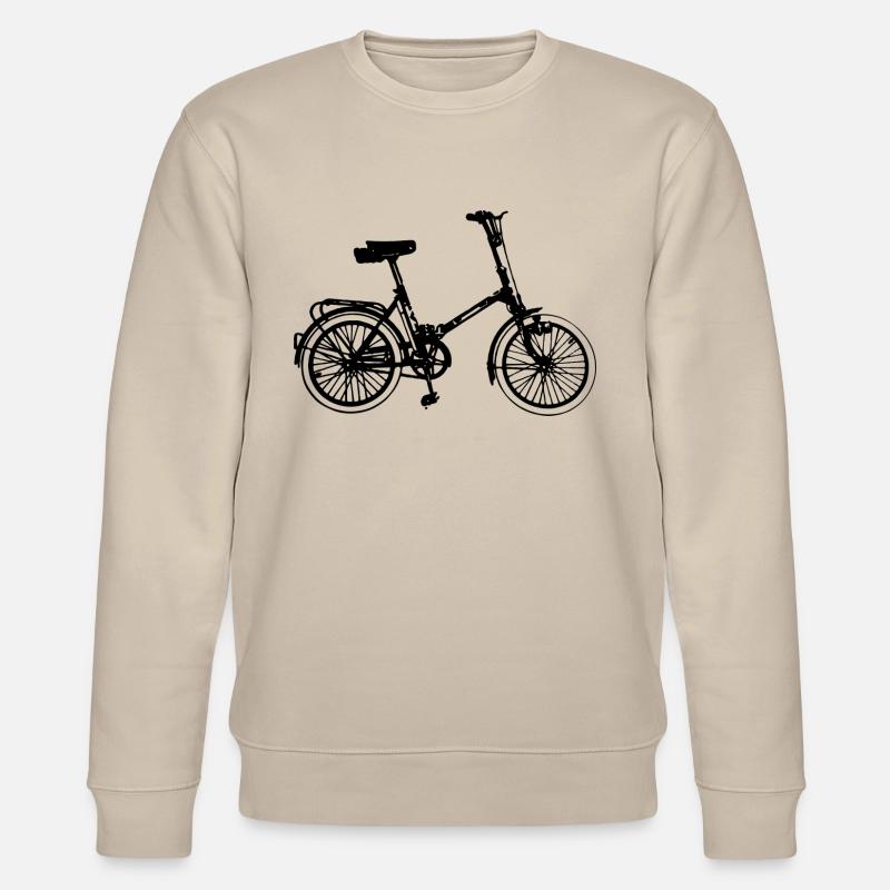 DDR Klapprad Klappfahrrad - Stanley/Stella Unisex Bio-Sweatshirt CHANGER  - Beige