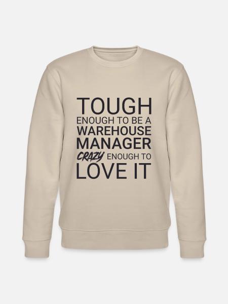Warehouse Manager Crazy - Stanley/Stella Unisex Bio-Sweatshirt CHANGER  - Beige