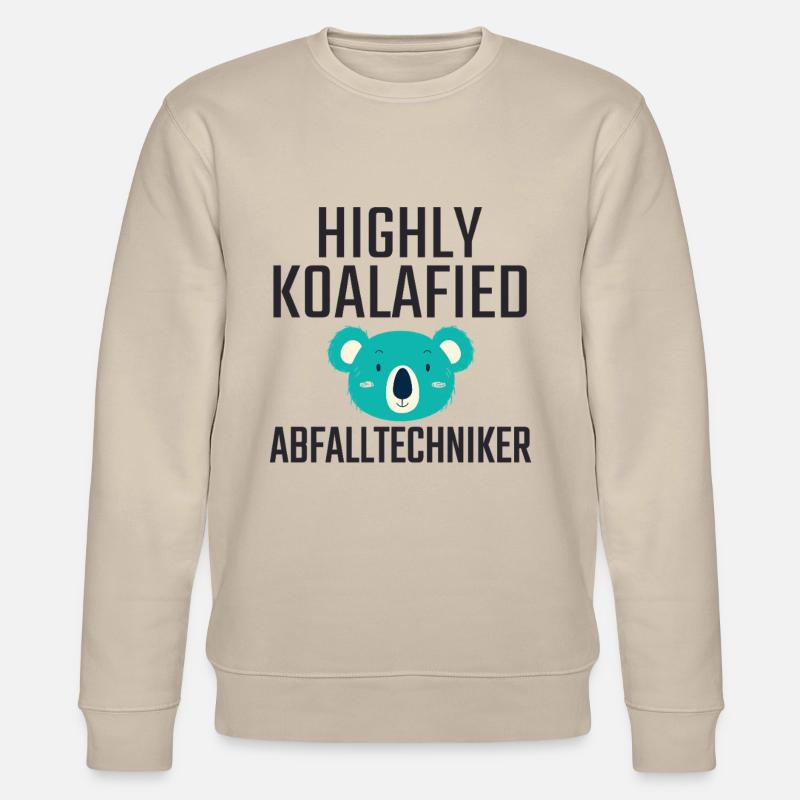 Technicien des déchets Koalafied - Sweat bio CHANGER Stanley/Stella Unisexe - beige
