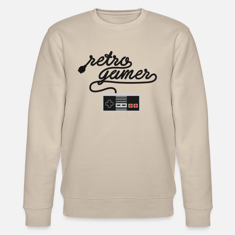 Retro Gamer NES - Stanley/Stella Unisex Bio-Sweatshirt CHANGER - Beige