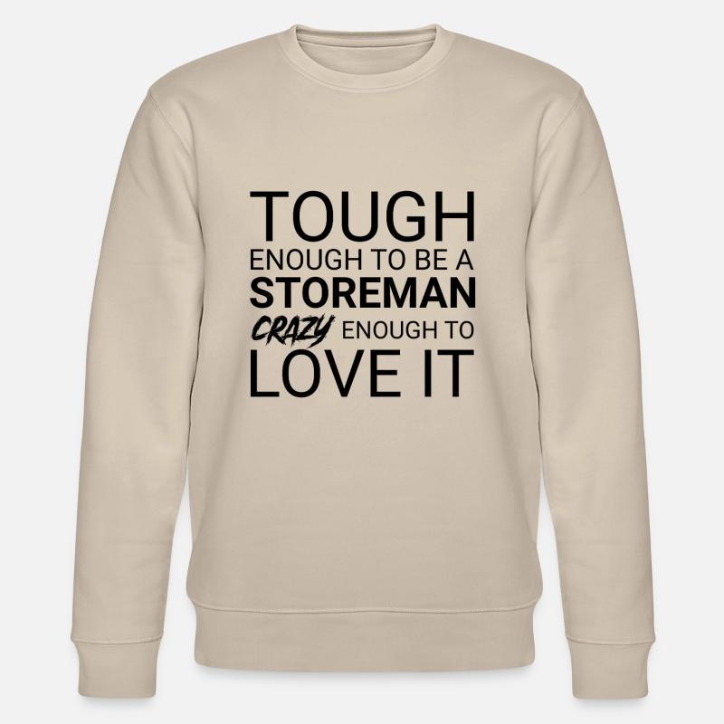 Storeman Crazy - Stanley/Stella Unisex Bio-Sweatshirt CHANGER  - Beige