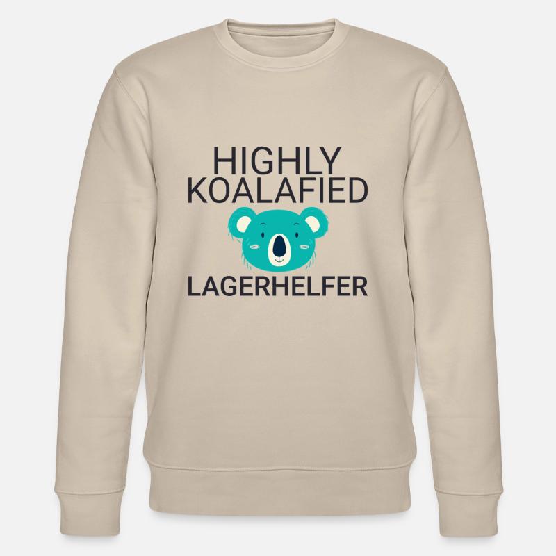 Lagerhelfer Koalafied - Stanley/Stella Unisex Bio-Sweatshirt CHANGER  - Beige
