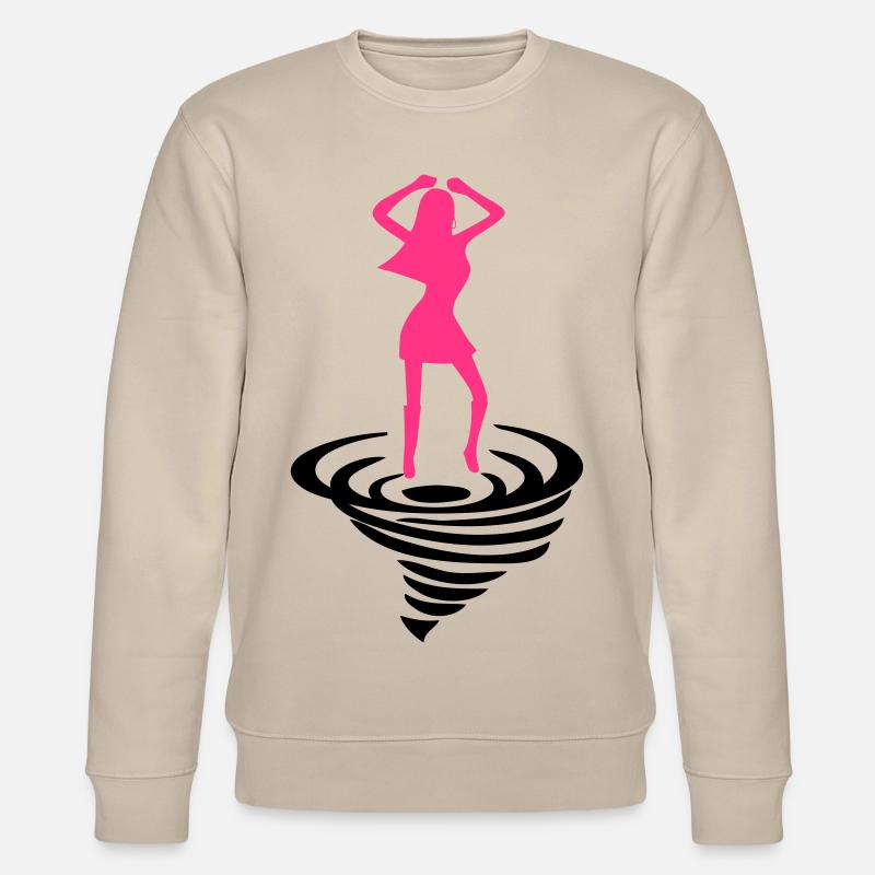 Tänzerin auf Tornado - Stanley/Stella Unisex Bio-Sweatshirt CHANGER  - Beige
