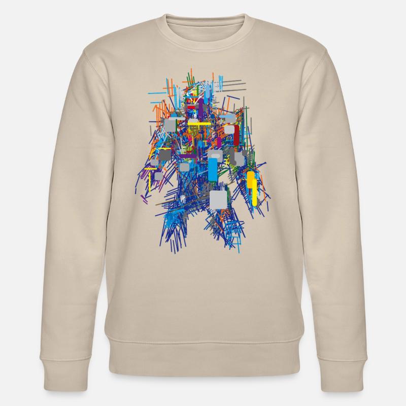 Abstrait - Sweat bio CHANGER Stanley/Stella Unisexe - beige