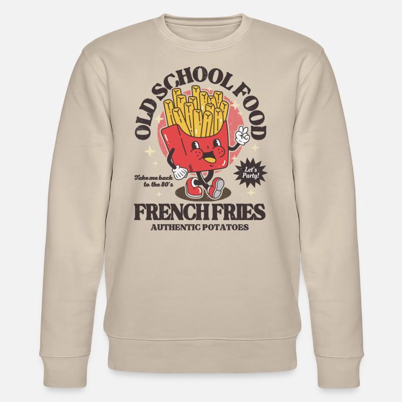 Frites à l'ancienne ! - Sweat bio CHANGER Stanley/Stella Unisexe - beige