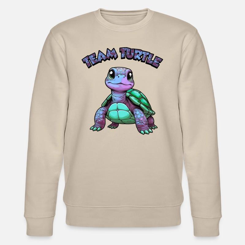 Team Schildkröte - 2 - Stanley/Stella Unisex Bio-Sweatshirt CHANGER  - Beige