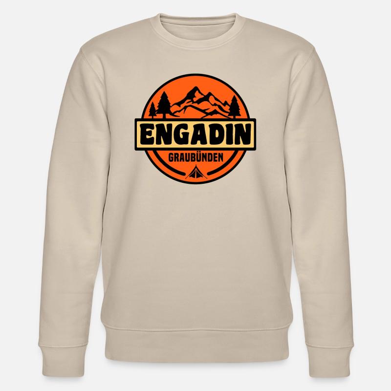 Engadin - Stanley/Stella Unisex Bio-Sweatshirt CHANGER  - Beige