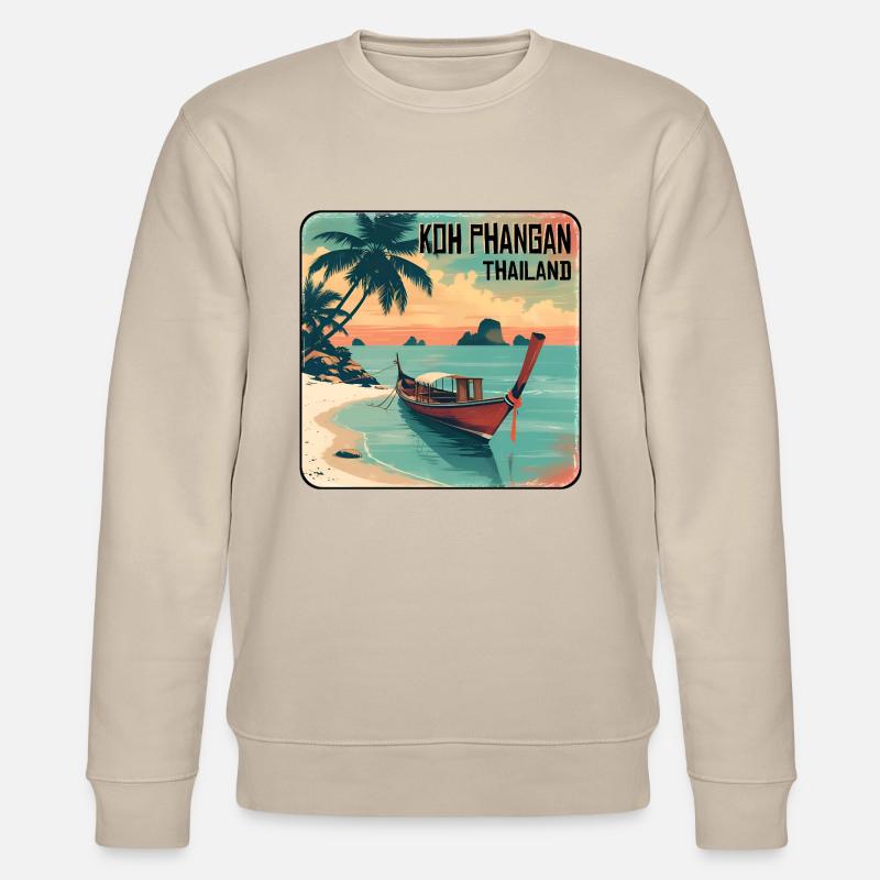 Koh Phangan, Thaïlande - Sweat bio CHANGER Stanley/Stella Unisexe - beige