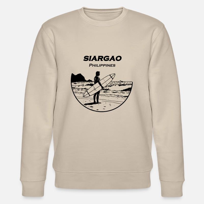 Siargao Surfer - Stanley/Stella Unisex Bio-Sweatshirt CHANGER - Beige