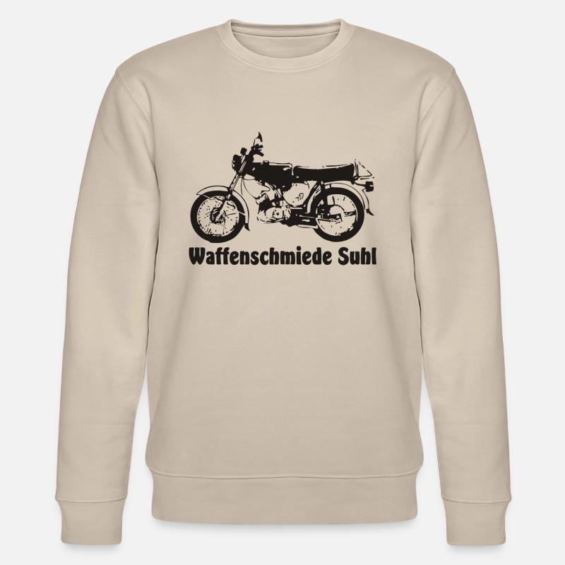 Simson S51 Waffenschmiede - Stanley/Stella Unisex Bio-Sweatshirt CHANGER  - Beige