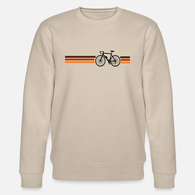 Vélo de route Retro - Sweat bio CHANGER Stanley/Stella Unisexe - beige