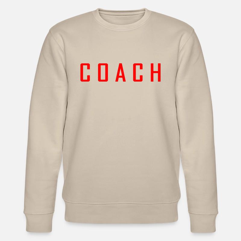 COACH - Stanley/Stella Unisex Bio-Sweatshirt CHANGER  - Beige