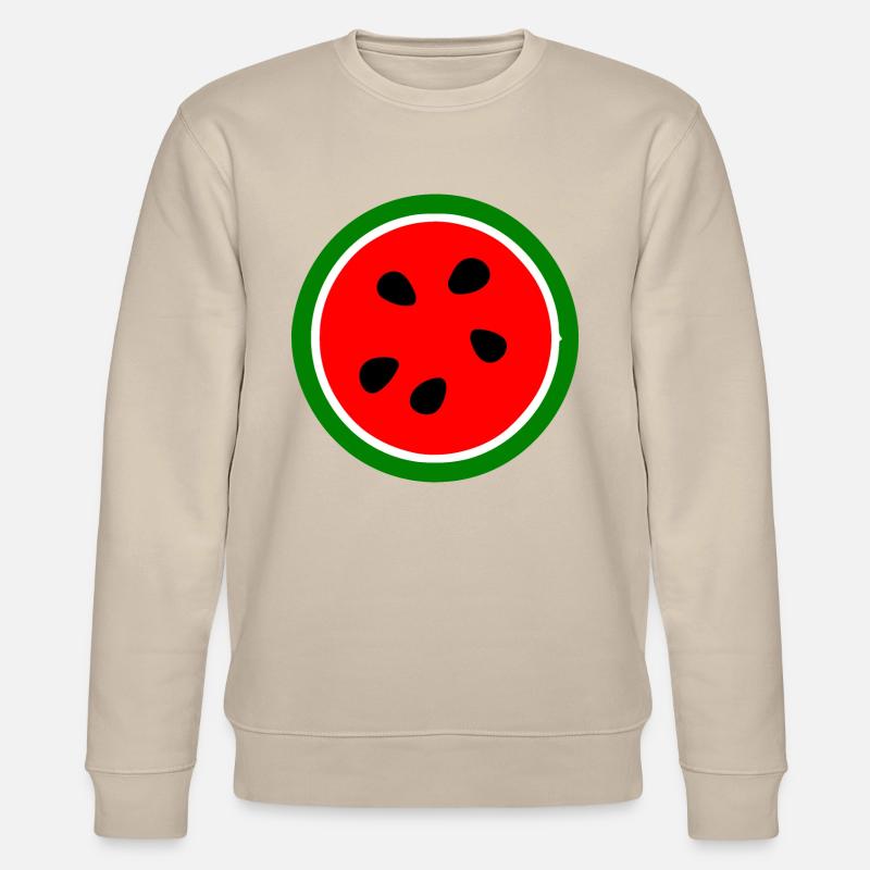 Wassermelone Melone - Stanley/Stella Unisex Bio-Sweatshirt CHANGER  - Beige