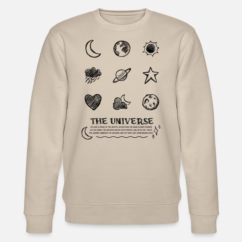 Universe Design - Stanley/Stella Unisex Bio-Sweatshirt CHANGER  - Beige