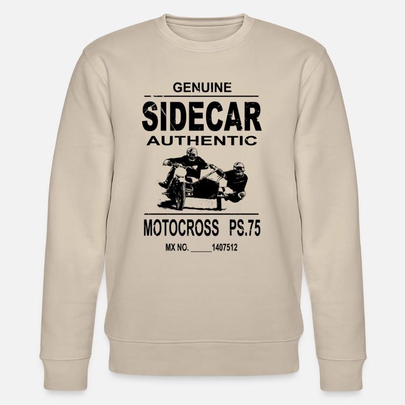 Sidecar Moto Cross - Stanley/Stella Unisex Bio-Sweatshirt CHANGER  - Beige