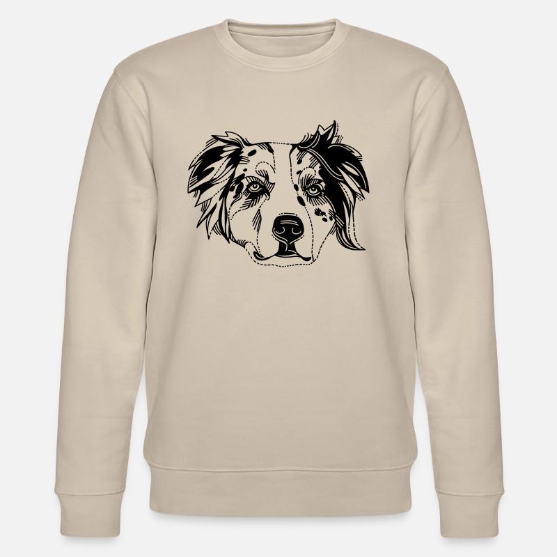Australian Shepherd - Stanley/Stella CHANGER Unisex Organic Sweatshirt - beige