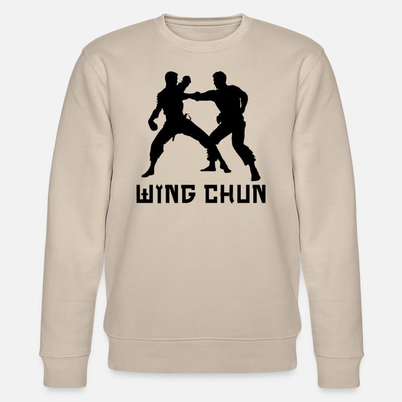 Wing Chun - Sweat bio CHANGER Stanley/Stella Unisexe - beige