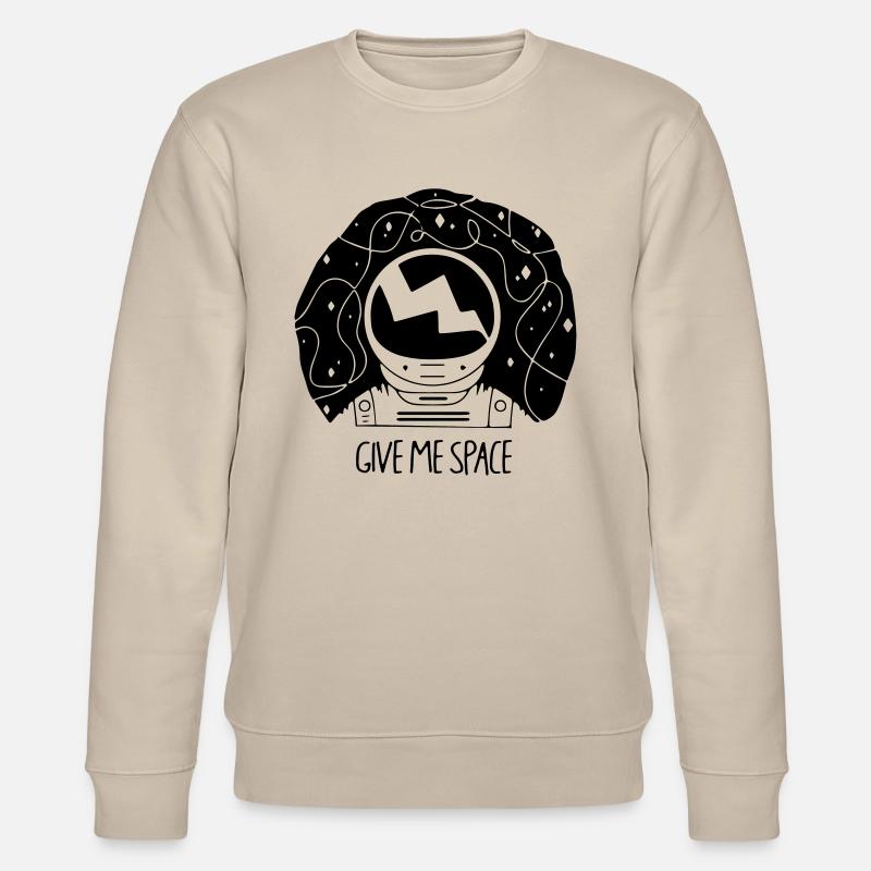 Give Me Space - Stanley/Stella Unisex Bio-Sweatshirt CHANGER  - Beige