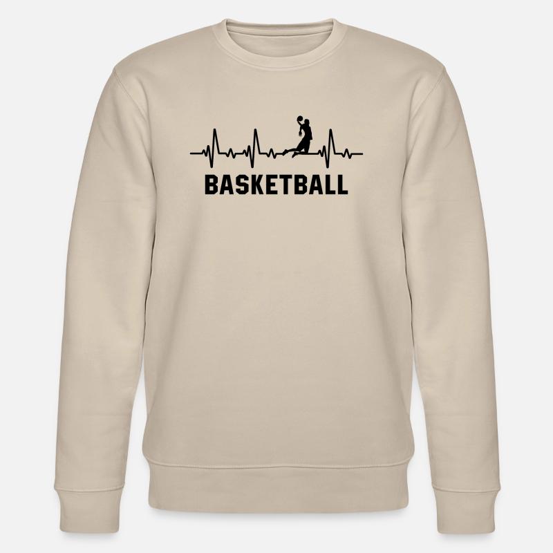 Basketbal - Stanley/Stella Unisex Bio-Sweatshirt CHANGER  - Beige