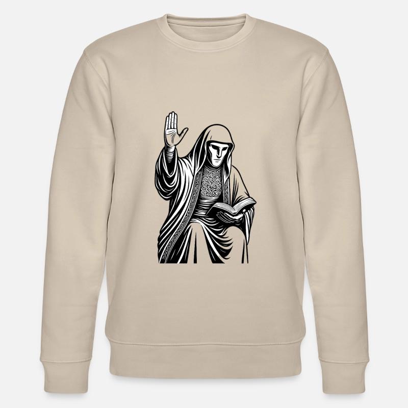 Königlicher Gruß Mittelalter - Stanley/Stella Unisex Bio-Sweatshirt CHANGER  - Beige