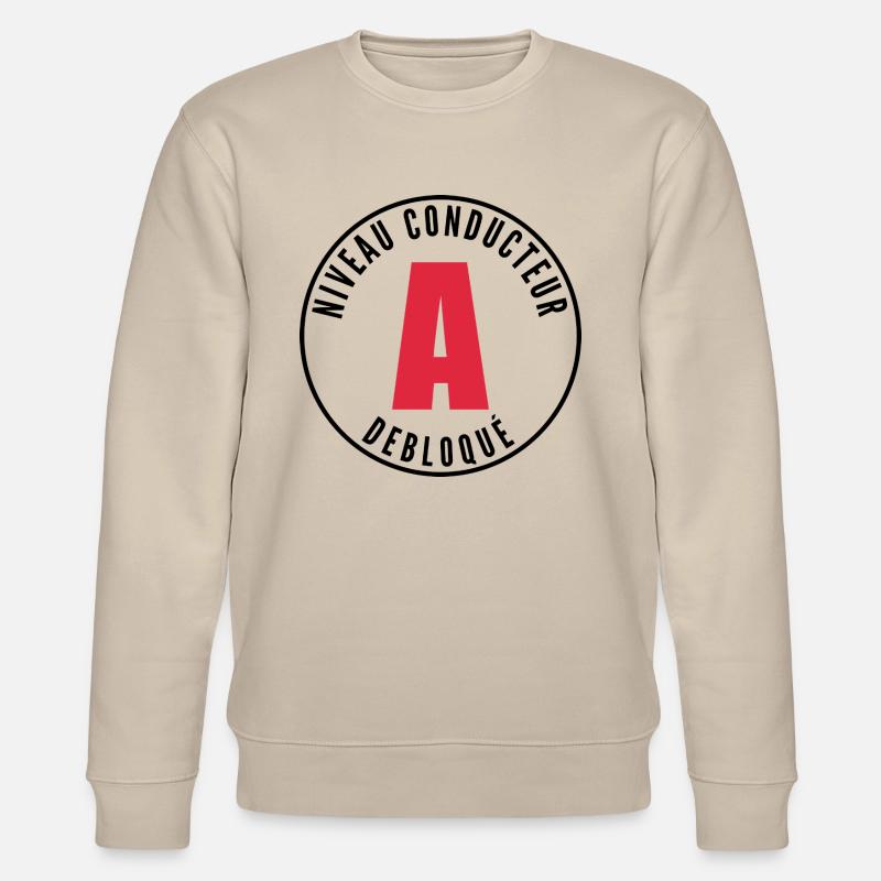 Jeune permis - Sweat bio CHANGER Stanley/Stella Unisexe - beige