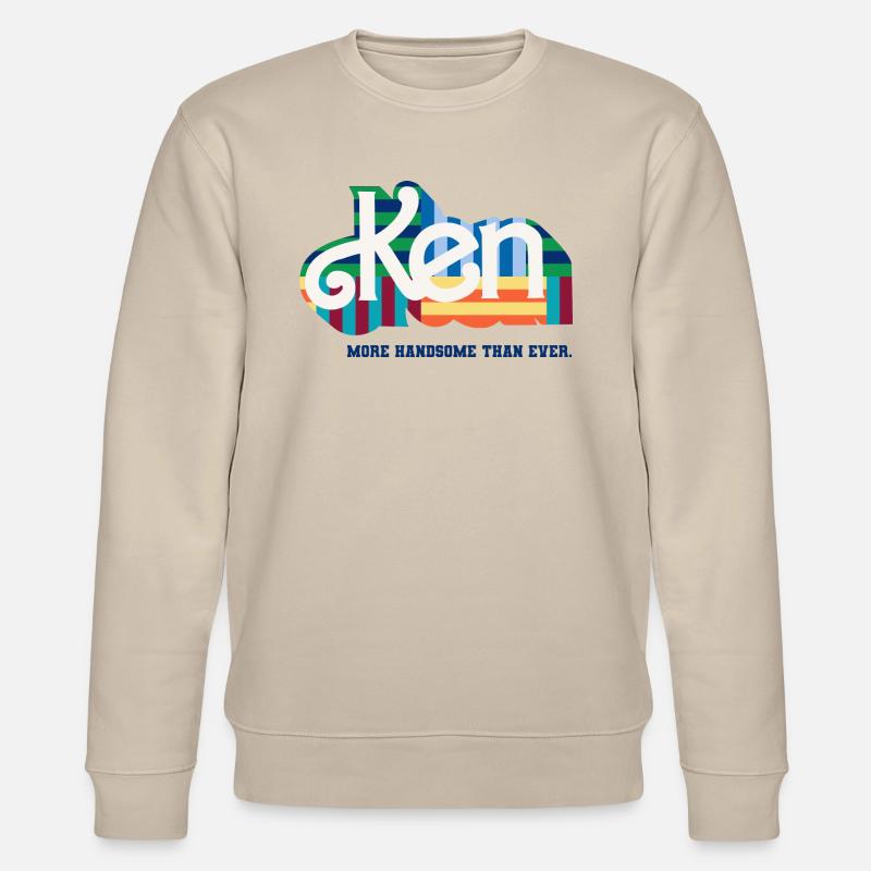 Ken Logo Design Mit Spruch - Stanley/Stella Unisex Bio-Sweatshirt CHANGER - Beige
