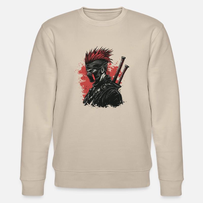 Fantasy ninja Punk - Sweat bio CHANGER Stanley/Stella Unisexe - beige