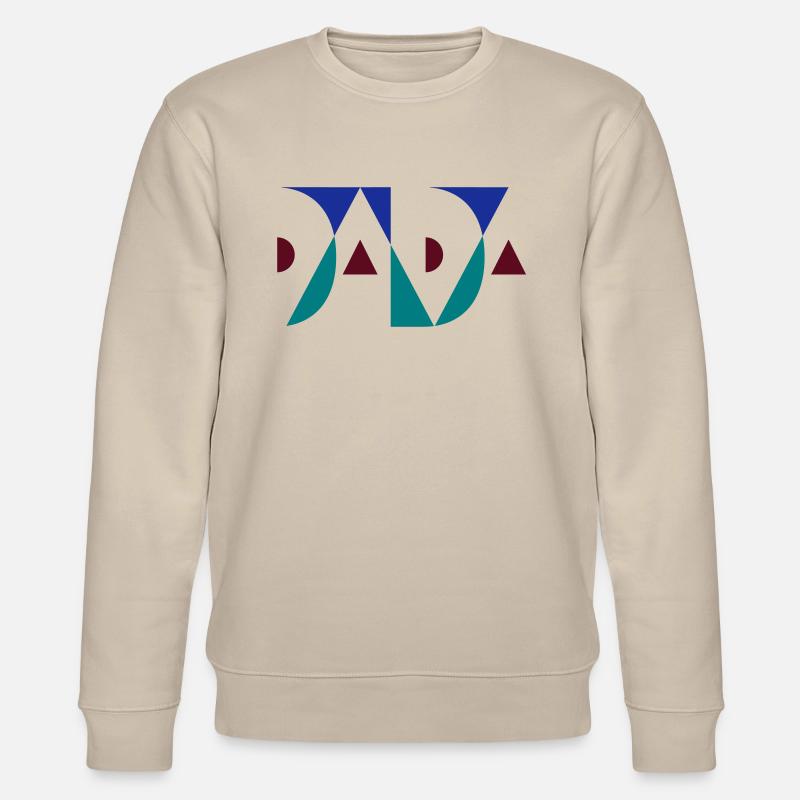 DADA mit Farbauswahl - Stanley/Stella Unisex Bio-Sweatshirt CHANGER  - Beige