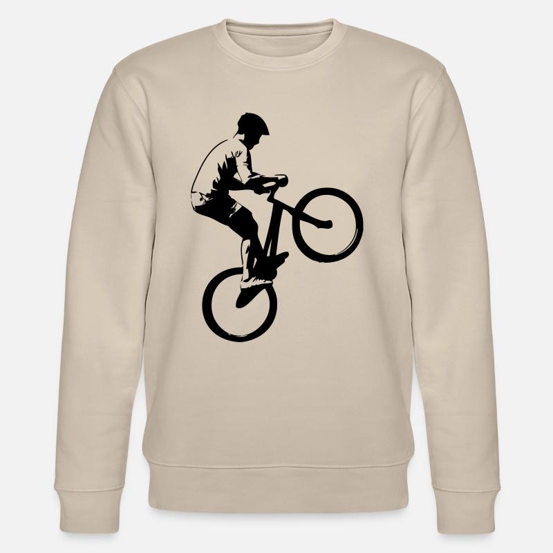 Biking - Trial - Stanley/Stella Unisex Bio-Sweatshirt CHANGER  - Beige