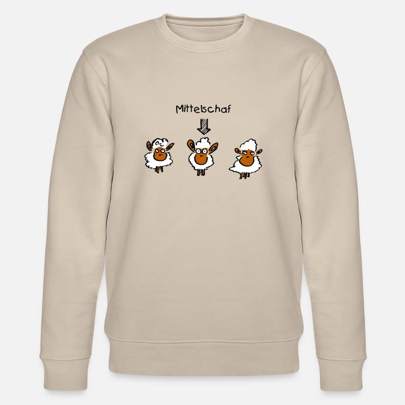 Mittelschaf - Stanley/Stella Unisex Bio-Sweatshirt CHANGER  - Beige