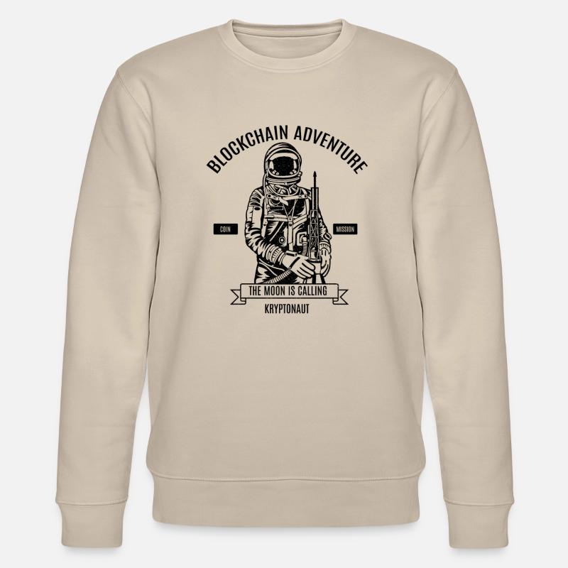 Bloquer la chaîne Bitcoin - Sweat bio CHANGER Stanley/Stella Unisexe - beige