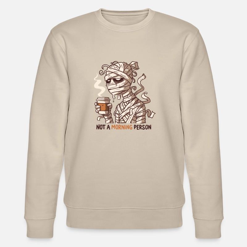 Morgenmumie - Stanley/Stella Unisex Bio-Sweatshirt CHANGER  - Beige
