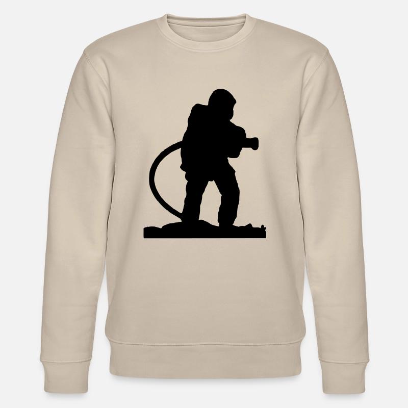 Un Pompiers à la lance - Sweat bio CHANGER Stanley/Stella Unisexe - beige