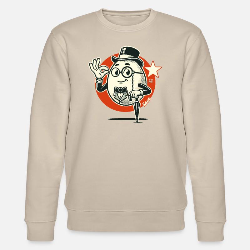 L’œuf du gentleman élégant - Sweat bio CHANGER Stanley/Stella Unisexe - beige