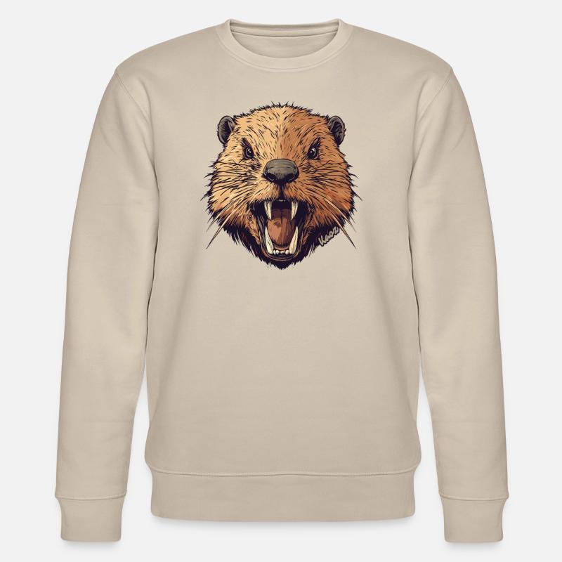 Wilder Biber - Stanley/Stella Unisex Bio-Sweatshirt CHANGER  - Beige