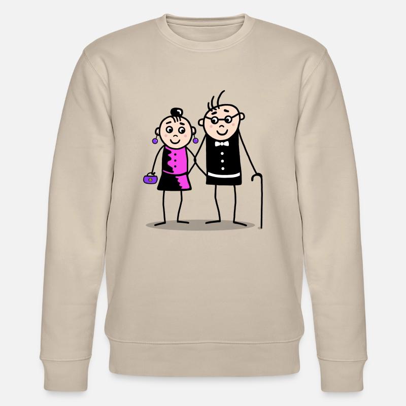 Oma & Opa - Stanley/Stella Unisex Bio-Sweatshirt CHANGER  - Beige