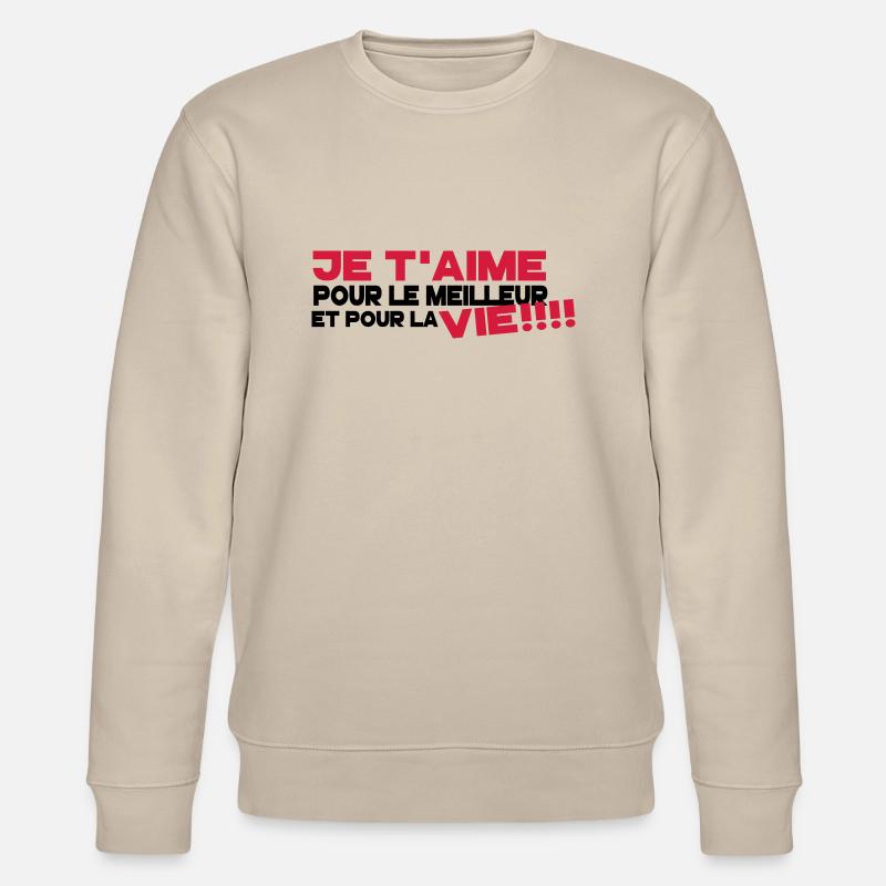 Aimer pour la vie - Sweat bio CHANGER Stanley/Stella Unisexe - beige