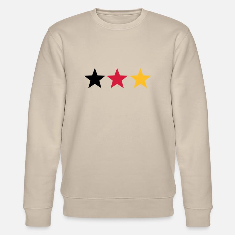 Schwarz rot gold - Stanley/Stella Unisex Bio-Sweatshirt CHANGER  - Beige