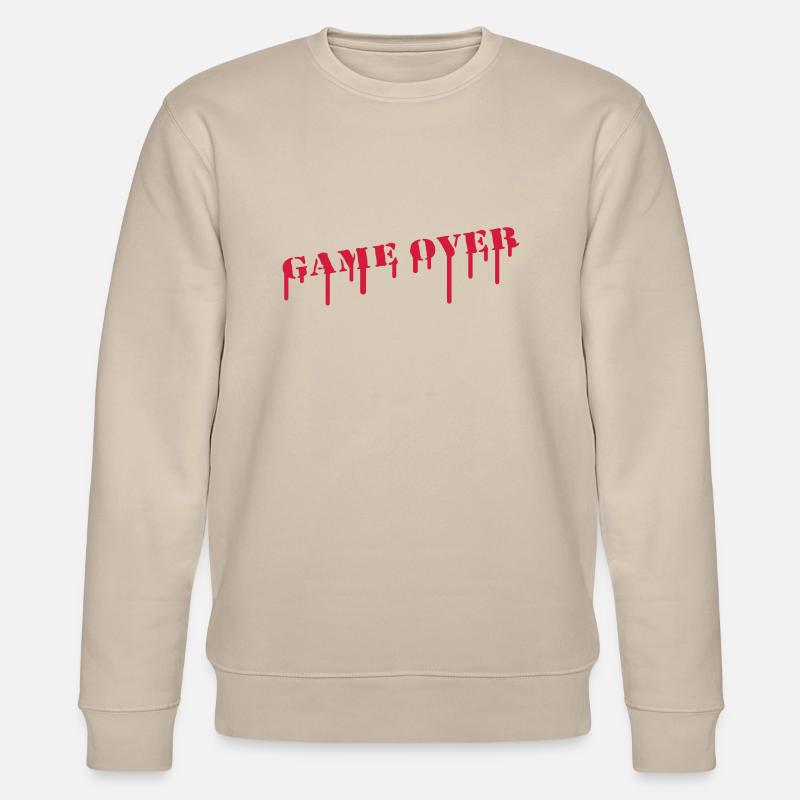 game_over_paint - Stanley/Stella Unisex Bio-Sweatshirt CHANGER  - Beige