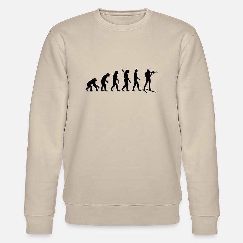Évolution Biathlon - Sweat bio CHANGER Stanley/Stella Unisexe - beige