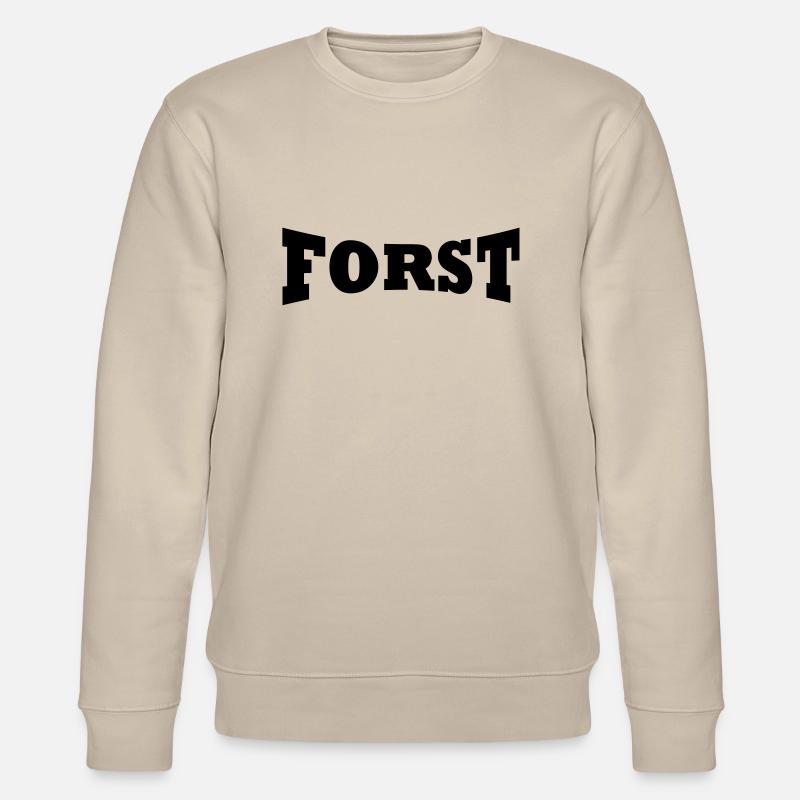 Forestry logo - Stanley/Stella CHANGER Unisex Organic Sweatshirt - beige