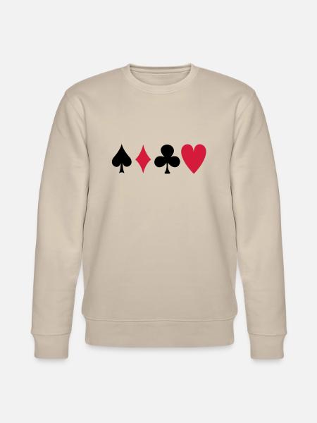 poker - Stanley/Stella Unisex Bio-Sweatshirt CHANGER - Beige