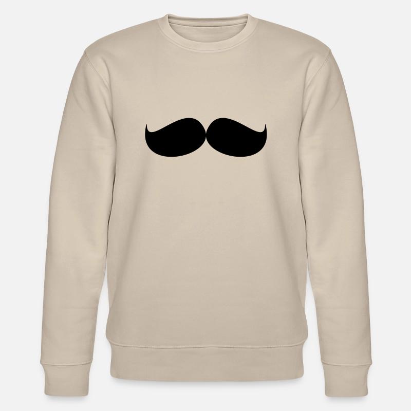 Schnurrbart / Mustache - Stanley/Stella Unisex Bio-Sweatshirt CHANGER  - Beige