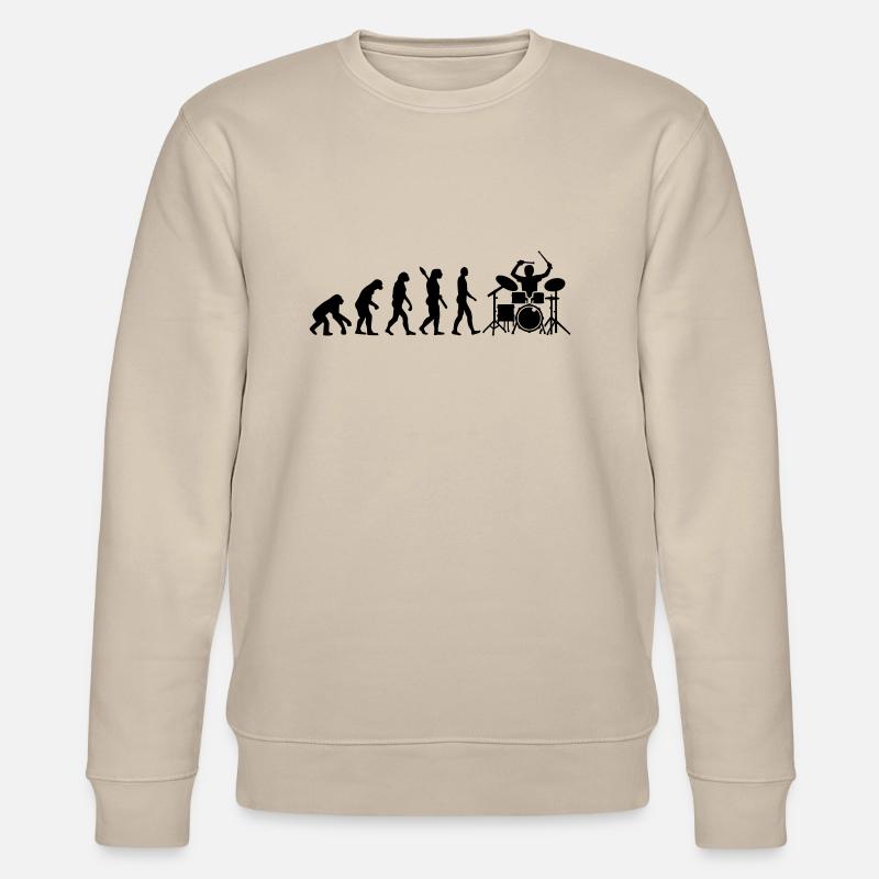 Evolution Drums - Stanley/Stella CHANGER Unisex Organic Sweatshirt - beige