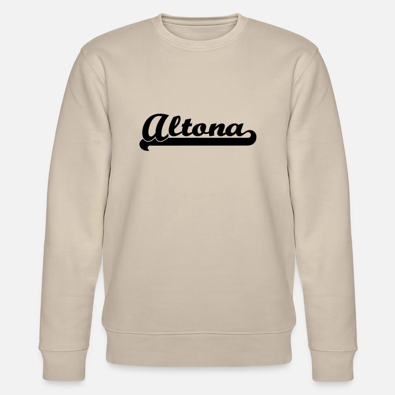 altona schrift - Stanley/Stella Unisex Bio-Sweatshirt CHANGER  - Beige