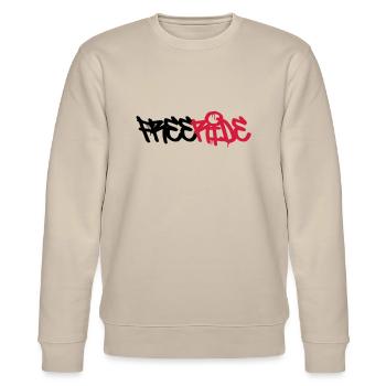 Freeride ! - Stanley/Stella Unisex Bio-Sweatshirt CHANGER  - Beige - Vorne - Nik (191cm) & Marisol (170cm)