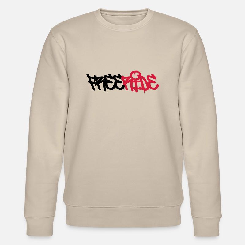 Freeride ! - Stanley/Stella Unisex Bio-Sweatshirt CHANGER  - Beige