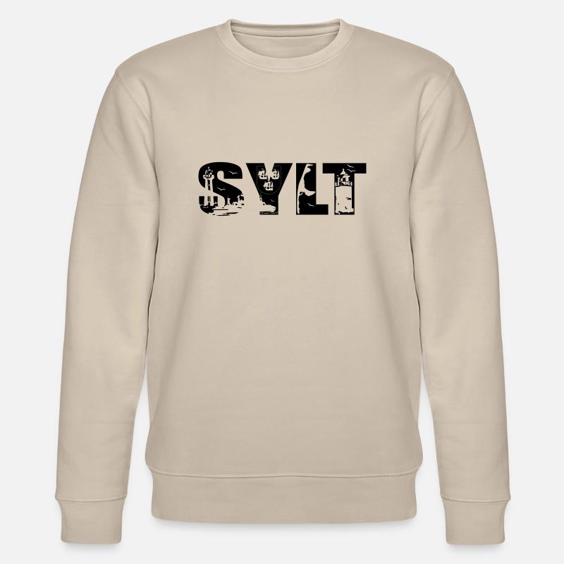 Sylt Skyline - Stanley/Stella Unisex Bio-Sweatshirt CHANGER  - Beige