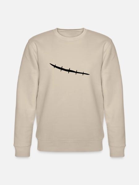 stitched_scar - Stanley/Stella Unisex Bio-Sweatshirt CHANGER  - Beige