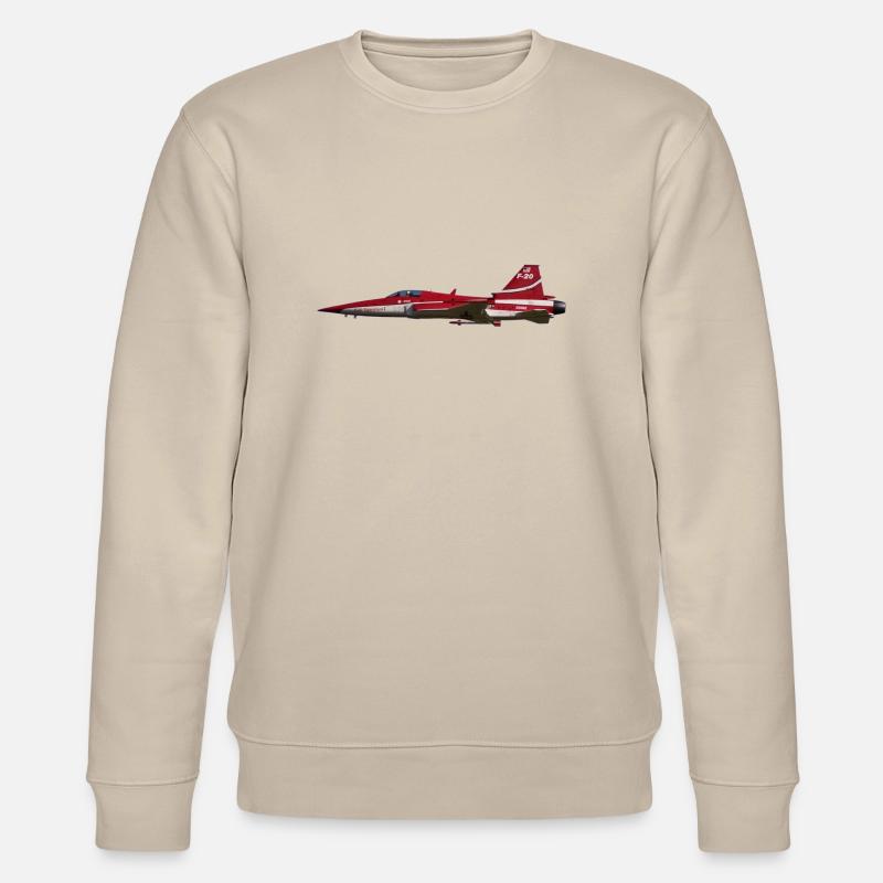 Kampfjet - Stanley/Stella Unisex Bio-Sweatshirt CHANGER  - Beige